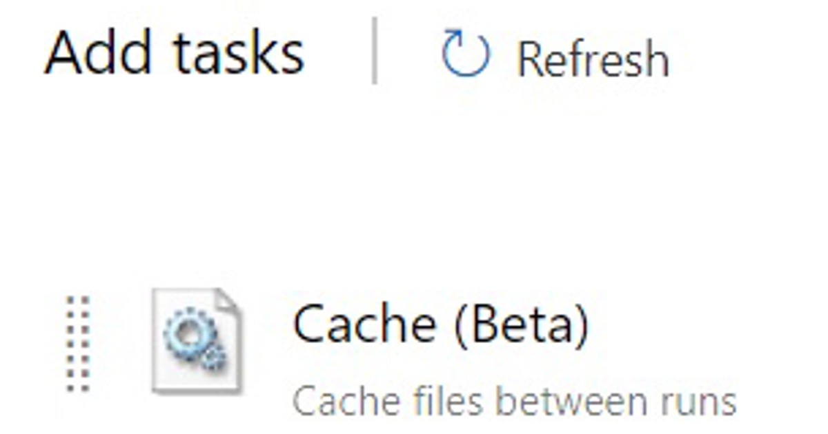 Faster build pipeline using cache task in Azure DevOps