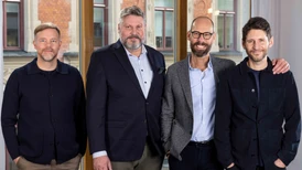 Grundarna av Singular Studios tillsammmans med Novas vd Michael Jäderlind