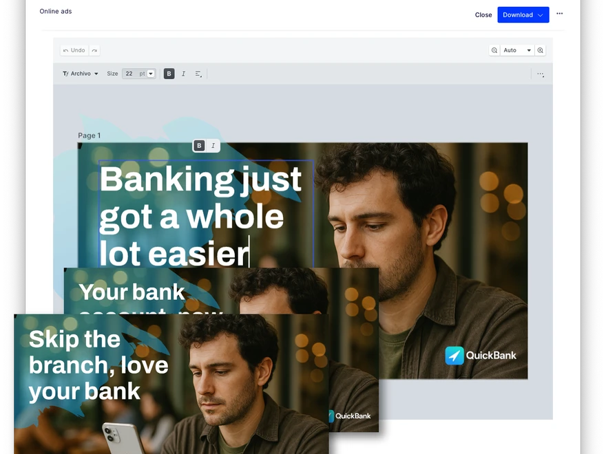 screenshot create ads