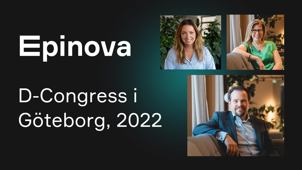 kollage med Epinova-logga och tre personer