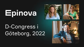 kollage med Epinova-logga och tre personer