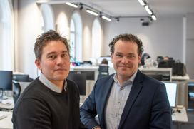 Mårten Bokedal, Optimizely, och Martin Holmberg, Epinova