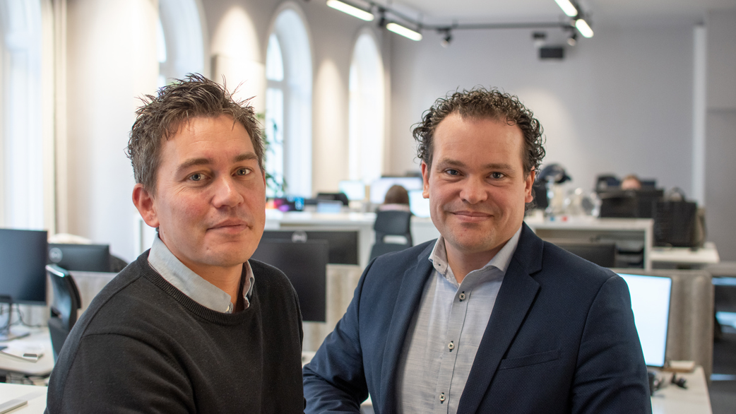 Mårten Bokedal, Optimizely, och Martin Holmberg, Epinova