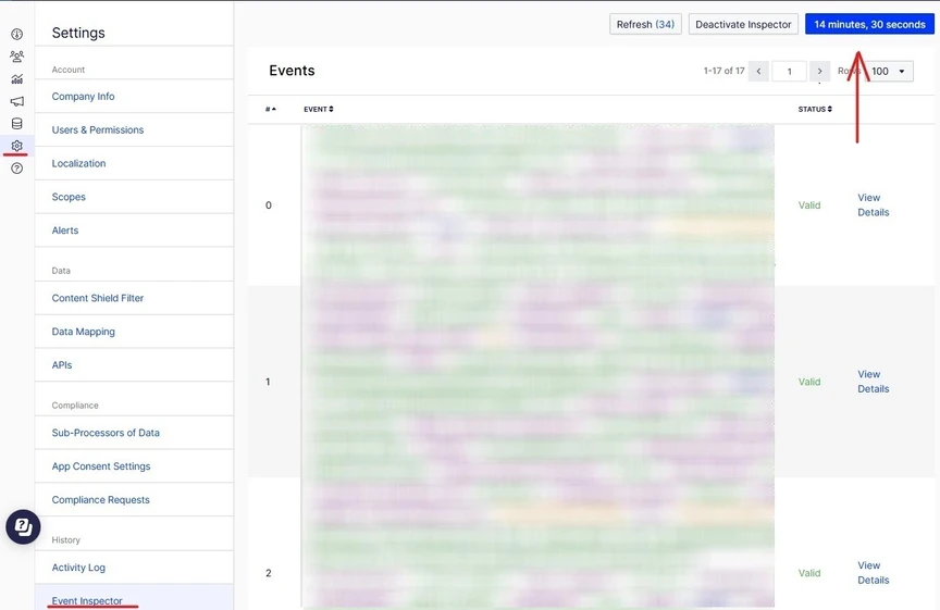 Showing UI in ODP where event is received