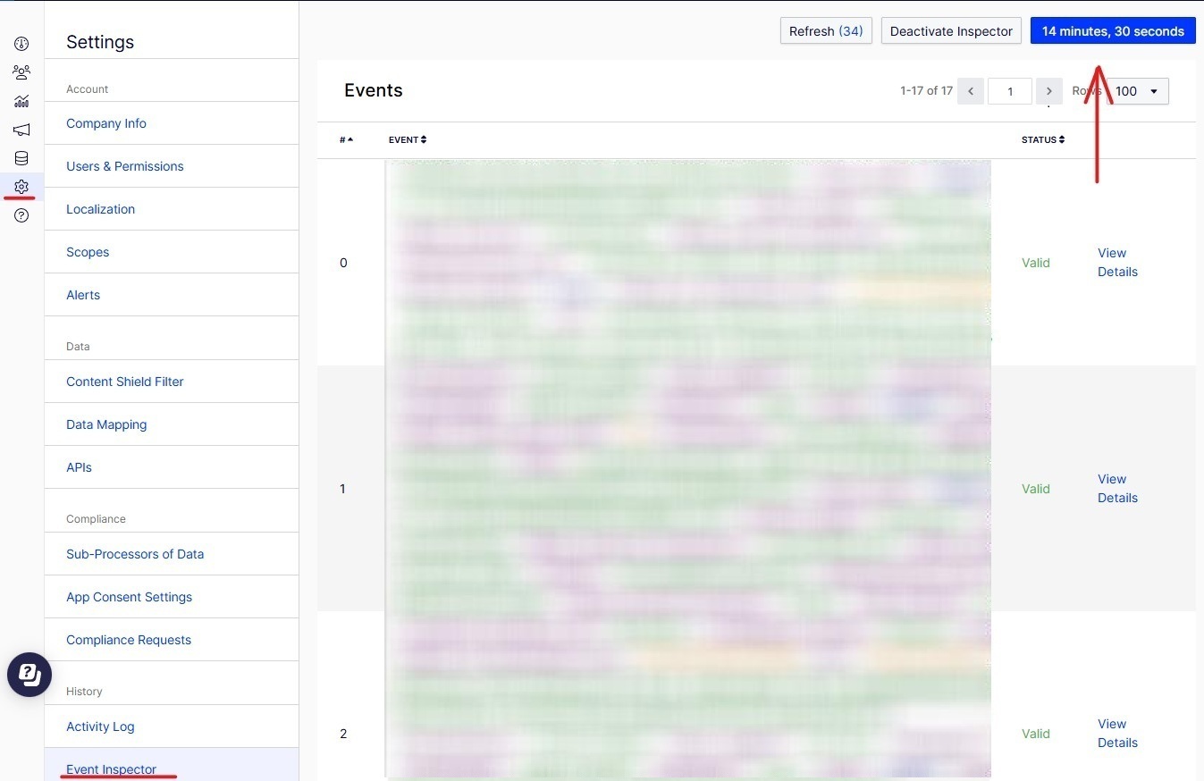 Showing UI in ODP where event is received