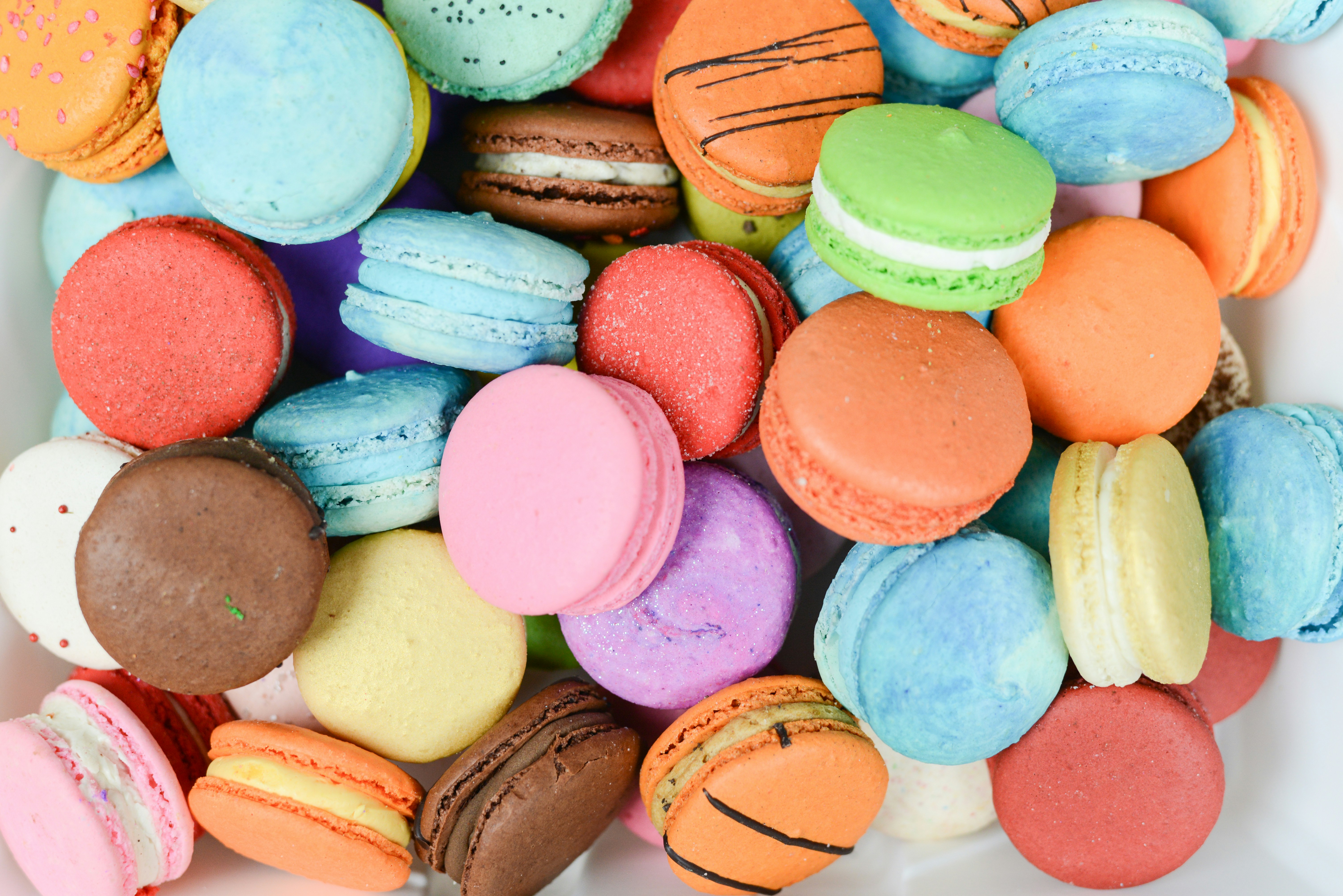 A pile of mocharon cookies