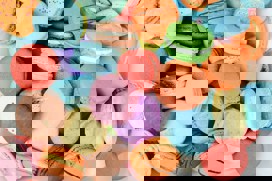 A pile of mocharon cookies