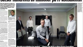 Geir Allan Hove tillsammans med nya investrarna