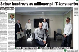 Geir Allan Hove tillsammans med nya investrarna