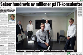 Geir Allan Hove tillsammans med nya investrarna