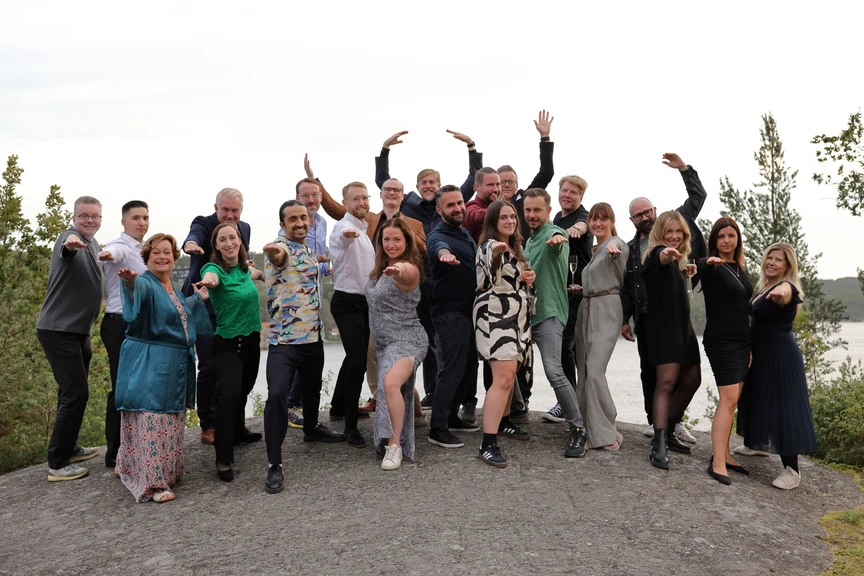 outdoor group photo