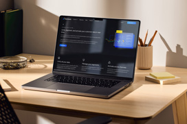 En skärm på en bärbar dator med startsidan för Optimizely Data Platform
