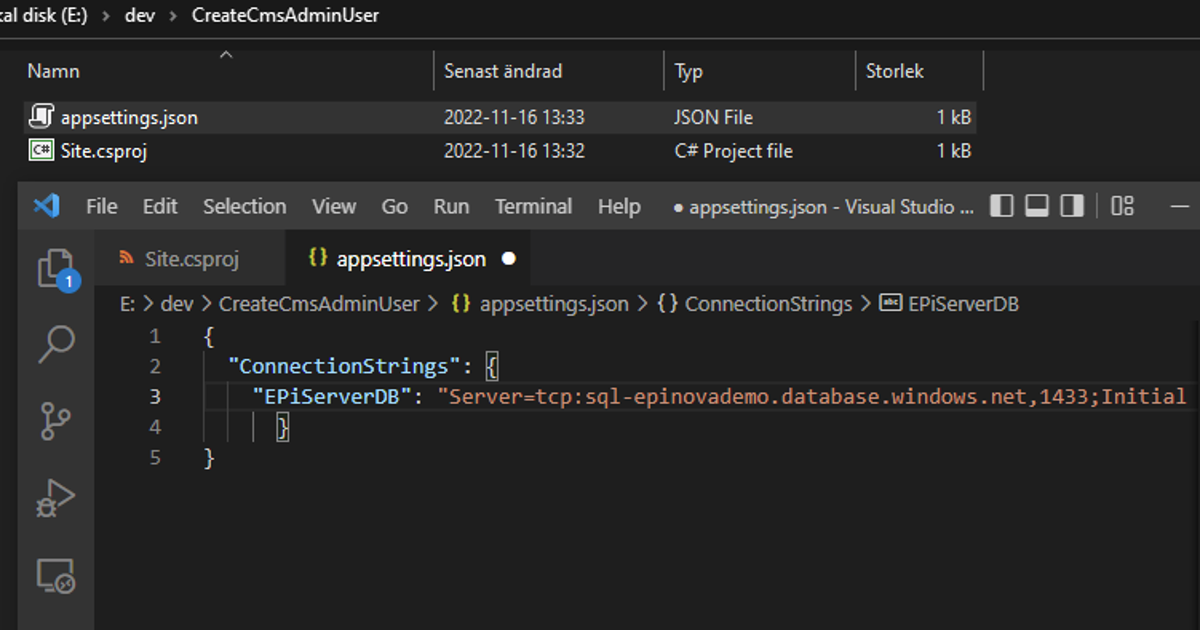 How to create an admin user I Optimizely CMS – with Episerver CLI