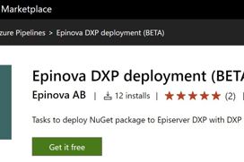 Epinova DXP deployment Azure DevOps extension
