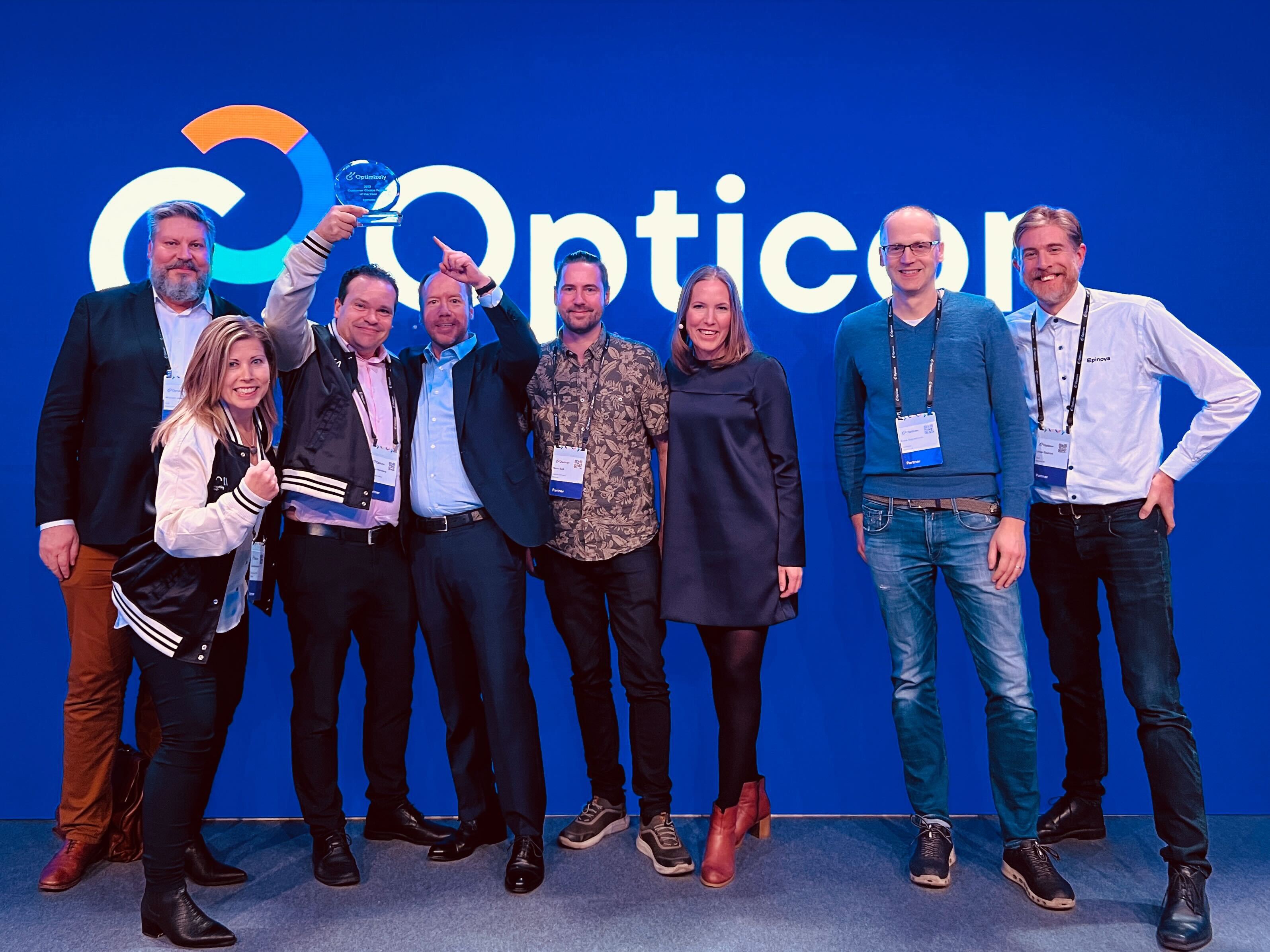 Epinova - vinnare av kundernas val på Optimizely Awards