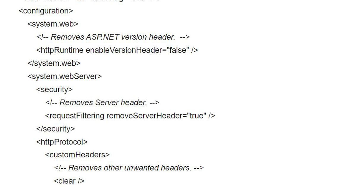How to remove IIS server header from your Azure web app