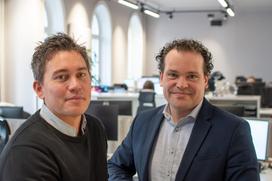 Mårten och Martin i kontorsmiljö