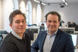 Mårten och Martin i kontorsmiljö