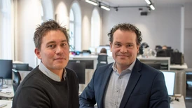 Mårten och Martin i kontorsmiljö