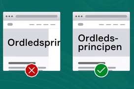 Visualisering av skärmar med avstavningar