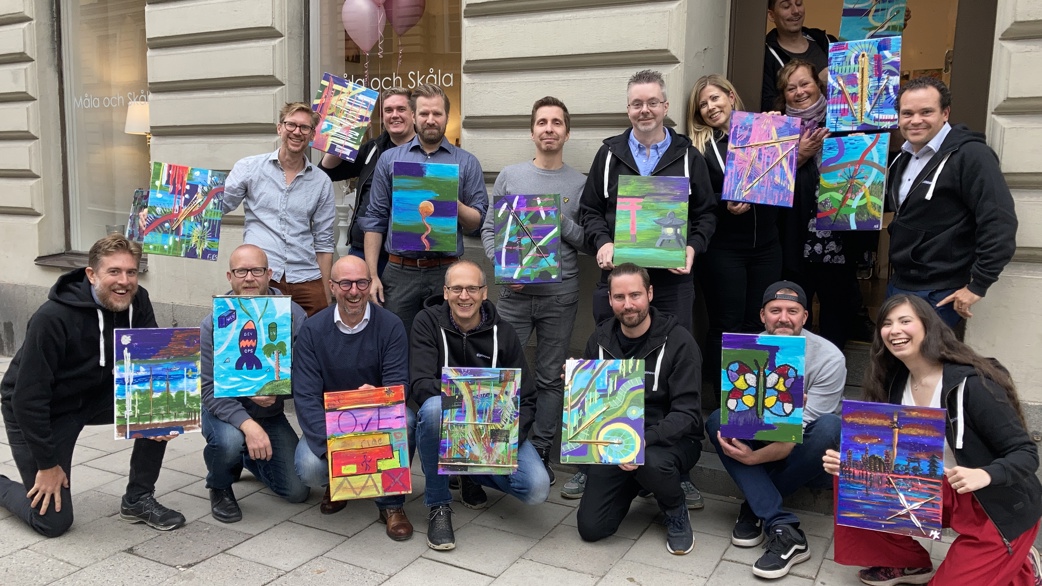 Gruppbild på våra medarbetare på Epinova