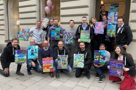 Gruppbild på våra medarbetare på Epinova