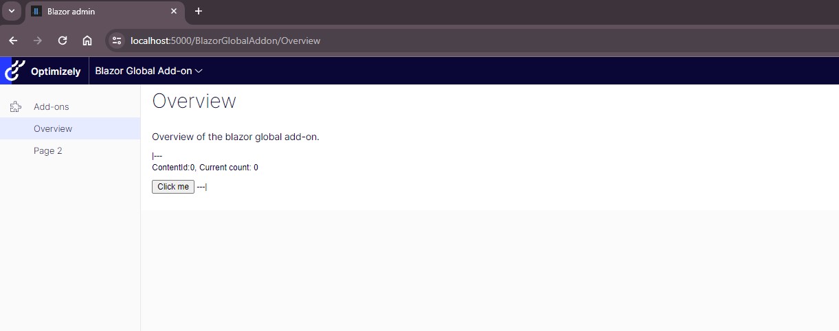 Global Add-on overview