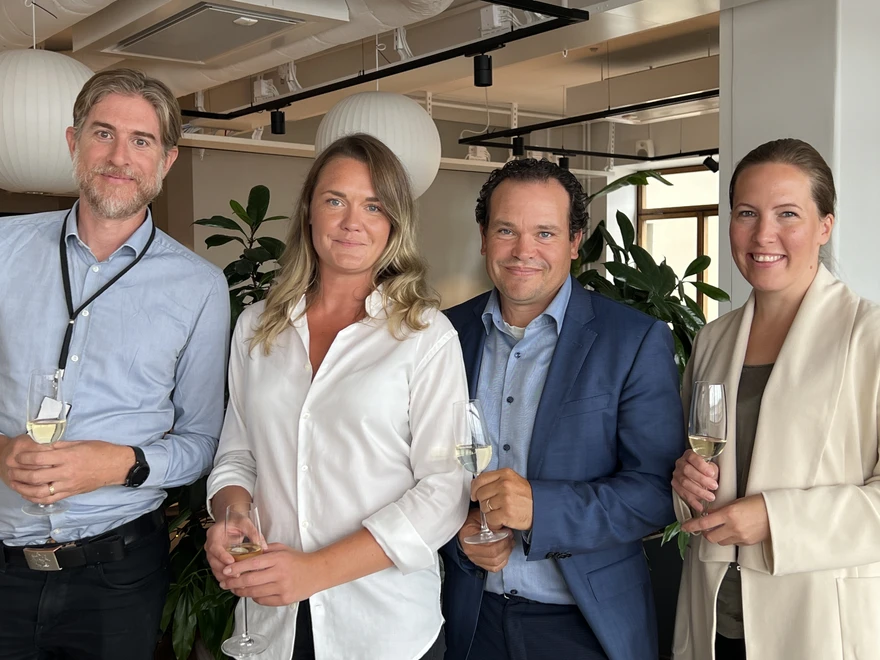 Four employees from Epinova and Optimizely