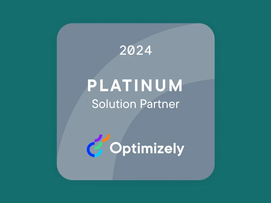 Prize Optimizely platinum partner 2024