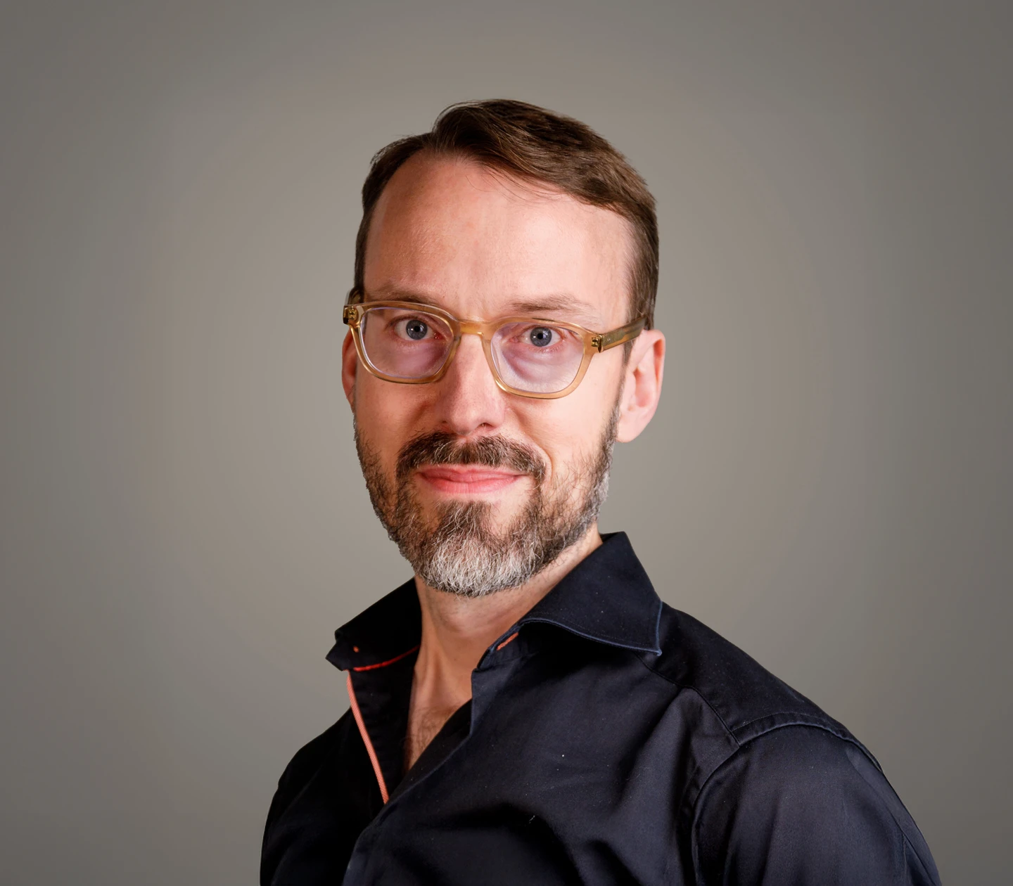 Man with glasses and a beard