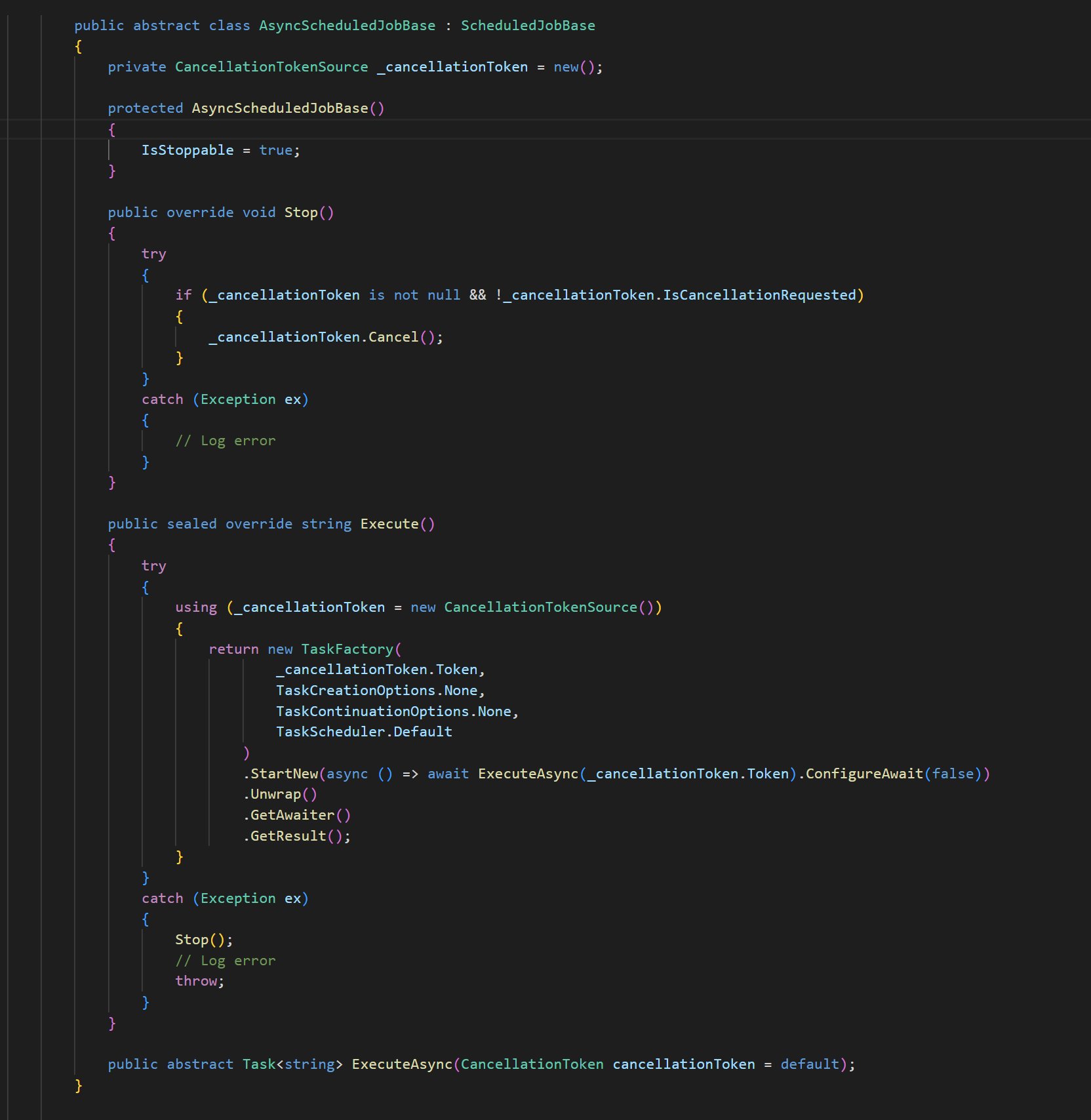 printscreen of code