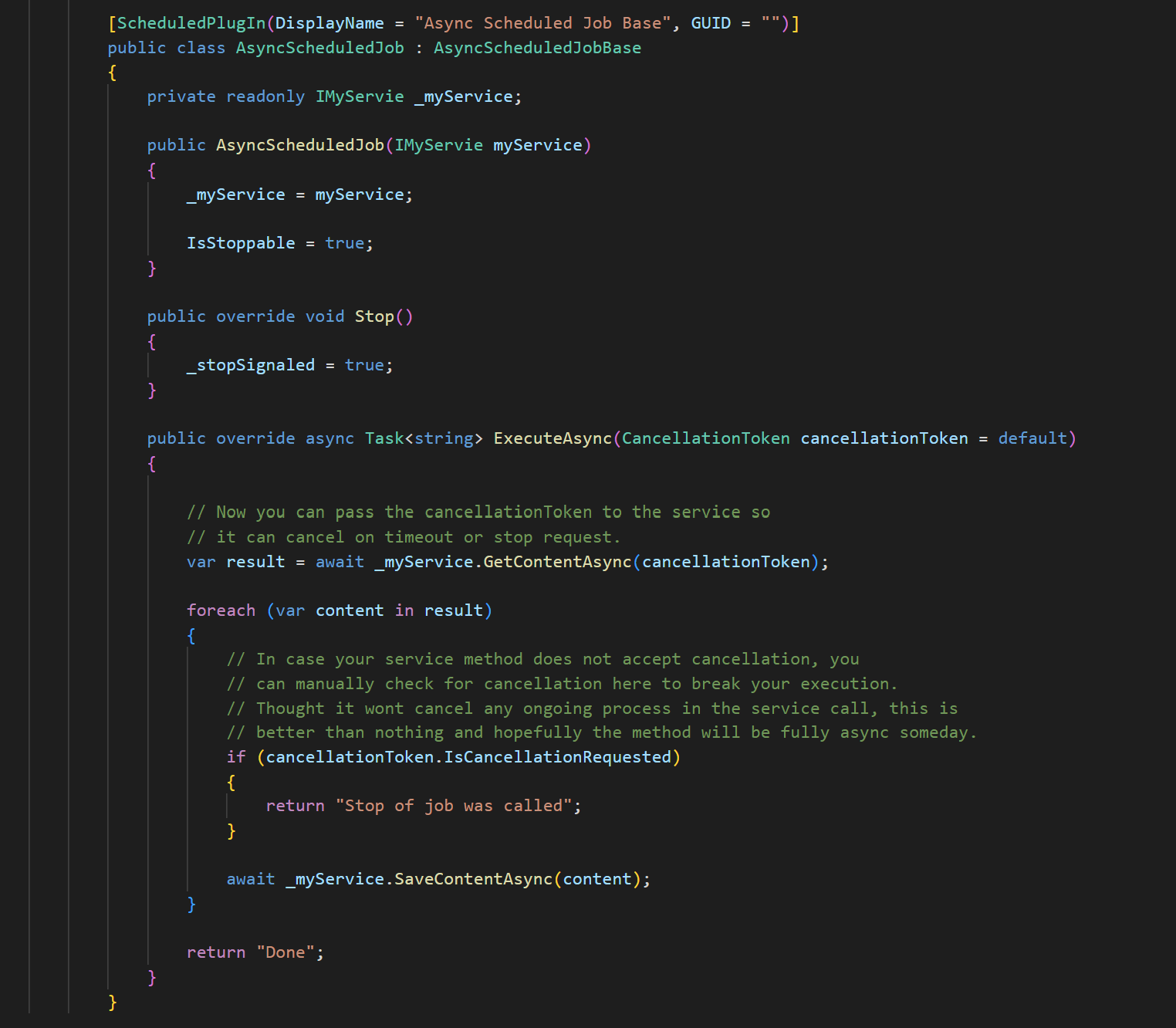 printscreen of code