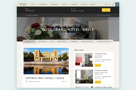 Elite Hotels' new website