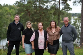 Epinova's pipeline outdoors with trees and water in the background